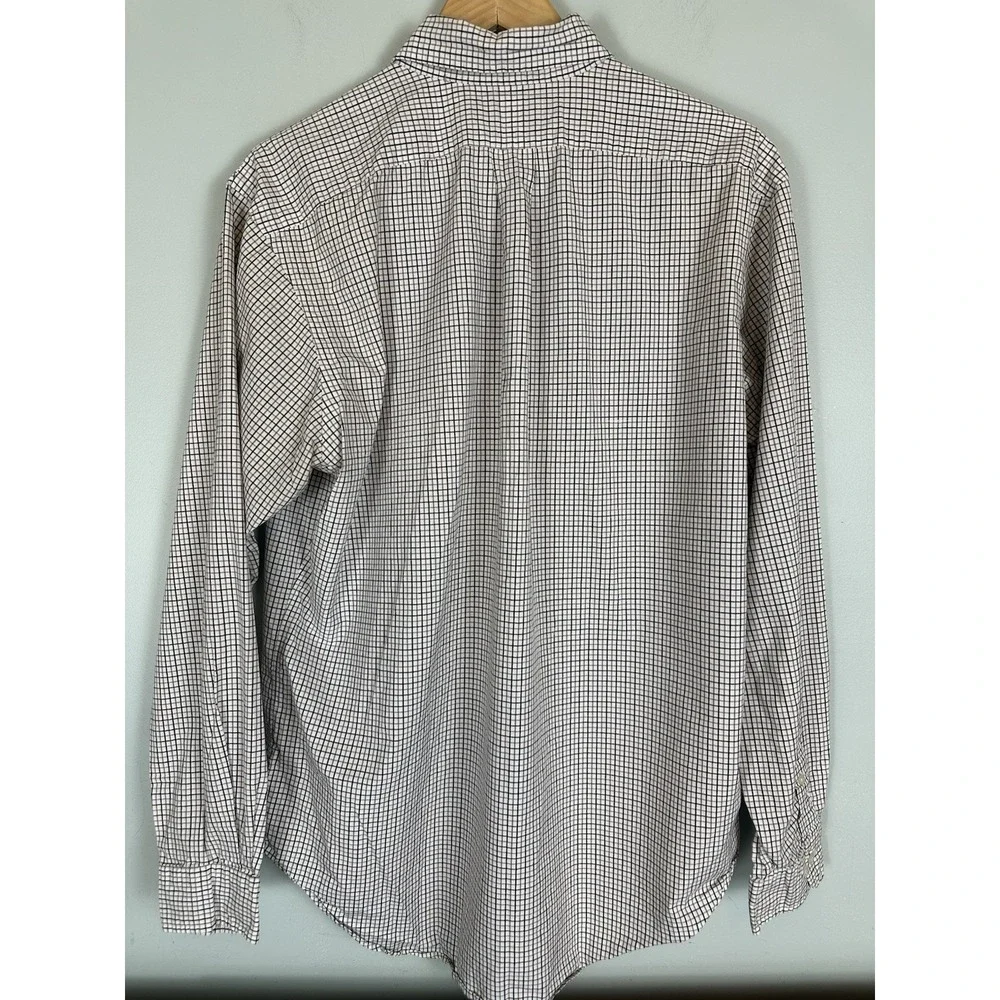 Ralph Lauren Long Sleeve Dress Shirt Mens 16 34/35 Classic Fit Plaid Button Down - Picture 2 of 6